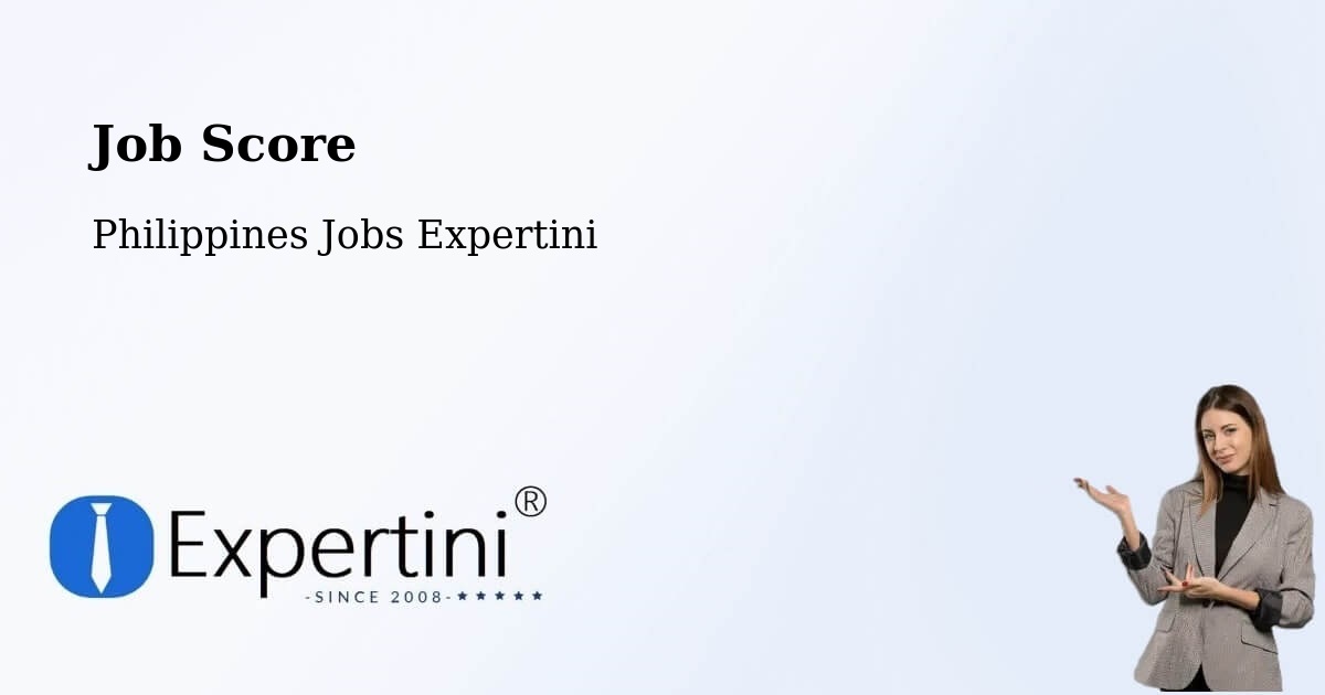 Job Score - Philippines Jobs Expertini